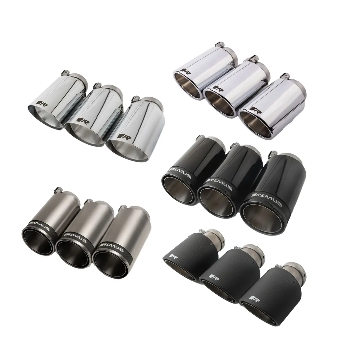 Remus | Exhaust Tips | Honda Civic Type R | Fk8 2.0T K20c1 | 2017-2022 1