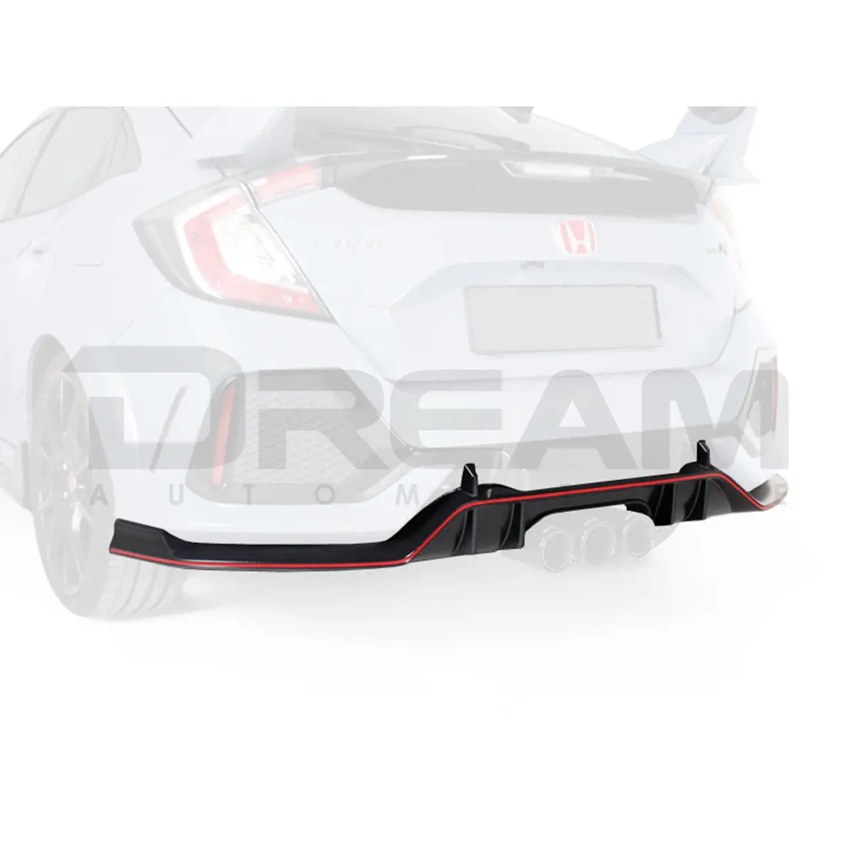 Genuine Honda | Rear Diffuser  | Honda Civic Type R | Fk8 2.0T K20c1 | 2017-2021 1