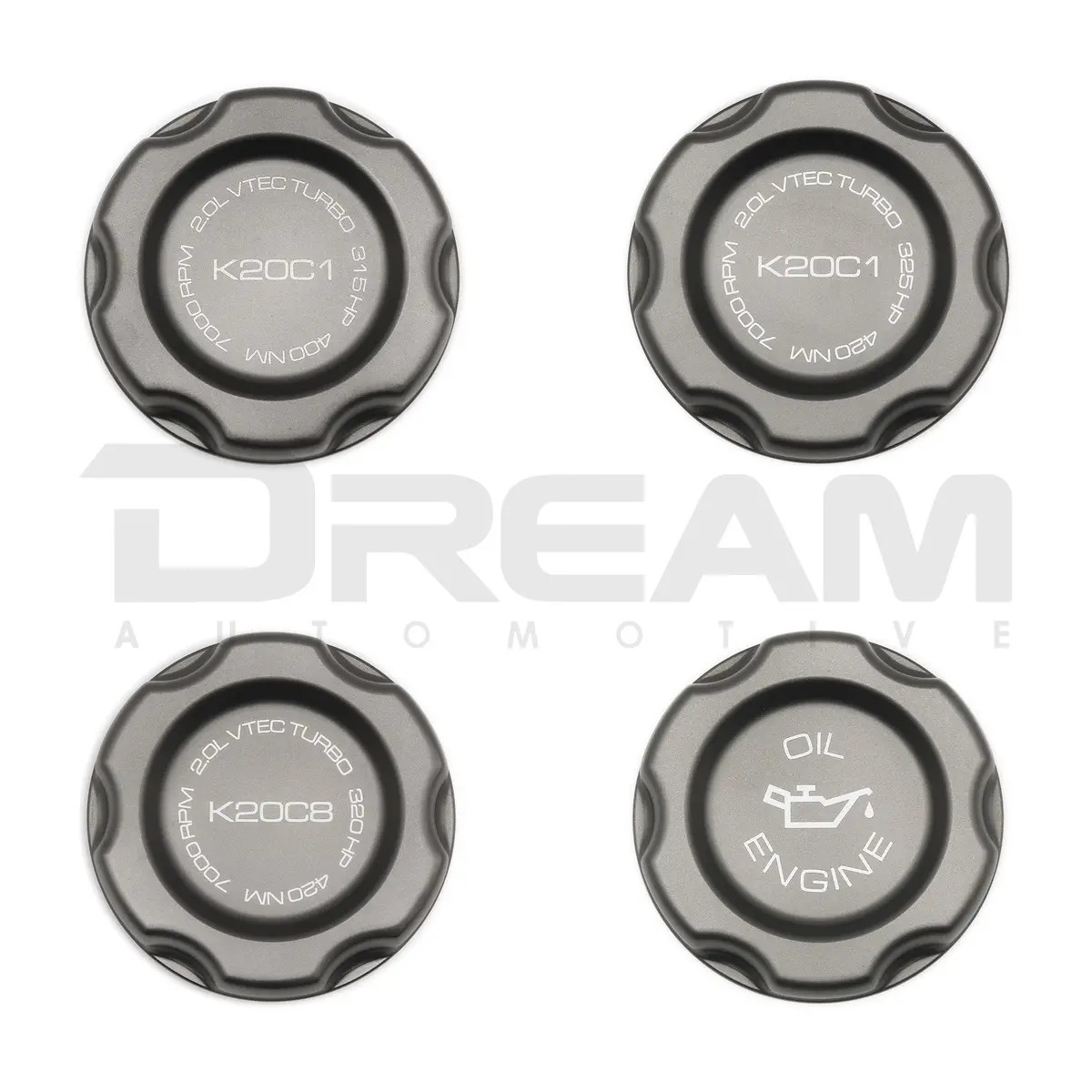 Alplus | Titanium Oil Filler Cap | Honda Civic Type R | 2.0T K20c1 | 2015+ 1