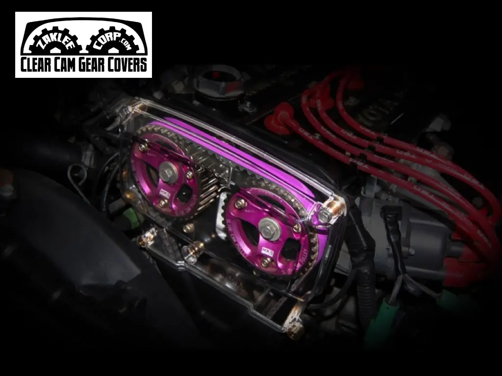 Clear Cam Gear Cover - Corolla Ae86 1