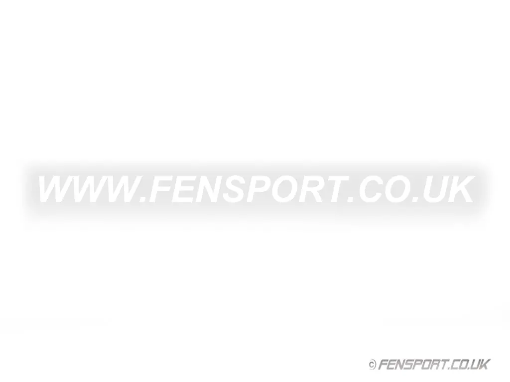 White Www.Fensport.Co.Uk Sticker (58Cm X 3.3Cm) 1