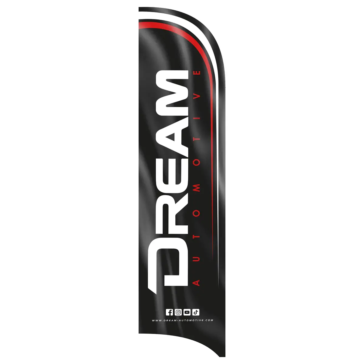 Dream Automotive Teardrop Flag 1