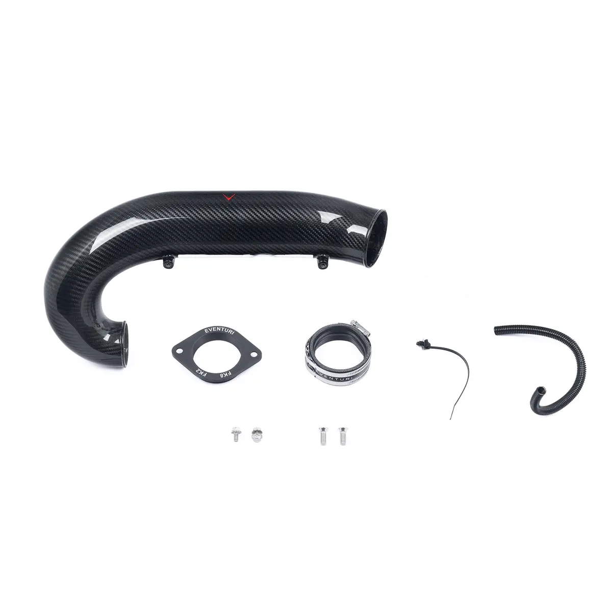 Eventuri | Carbon Fibre Turbo Tube | Honda Civic Type R | Fl5 2.0T K20c1 | 2022+ 1