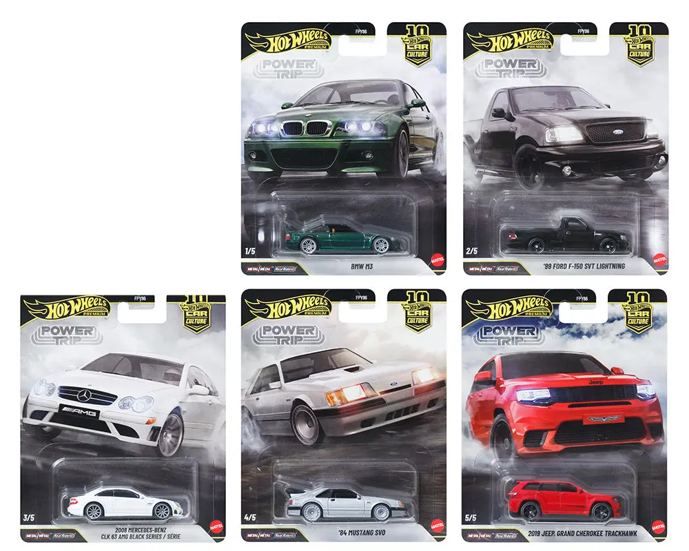 (Preorder) Hot Wheels 1:64 Car Culture 10Th Anniversary 2026 R Case – Power Trip Assortment 1