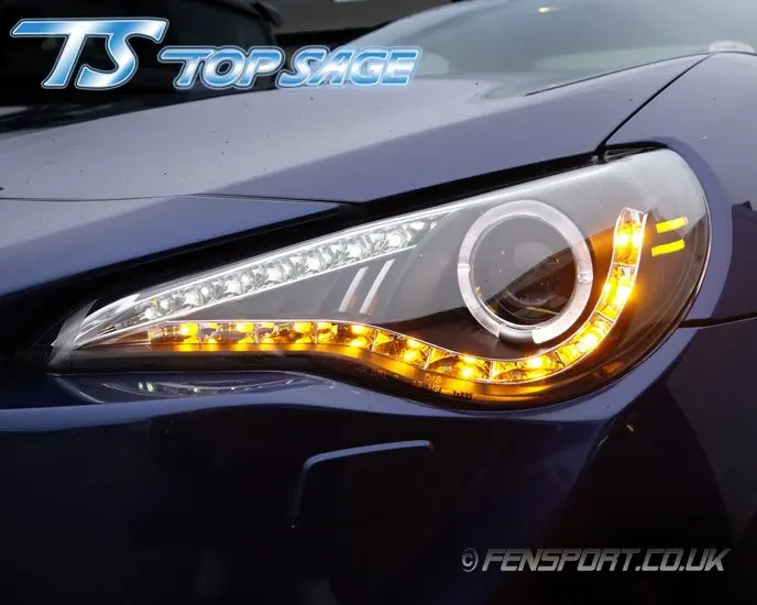 Top Sage Headlights - Black Chrome - Gt86 & Brz 1