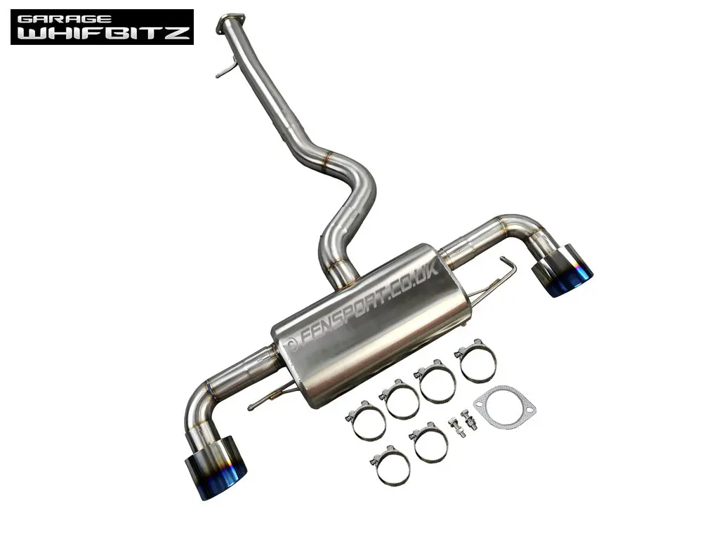 Garage Whifbitz Exhaust System - 3" Stainless Steel - Gpf Back - Gr Yaris 1