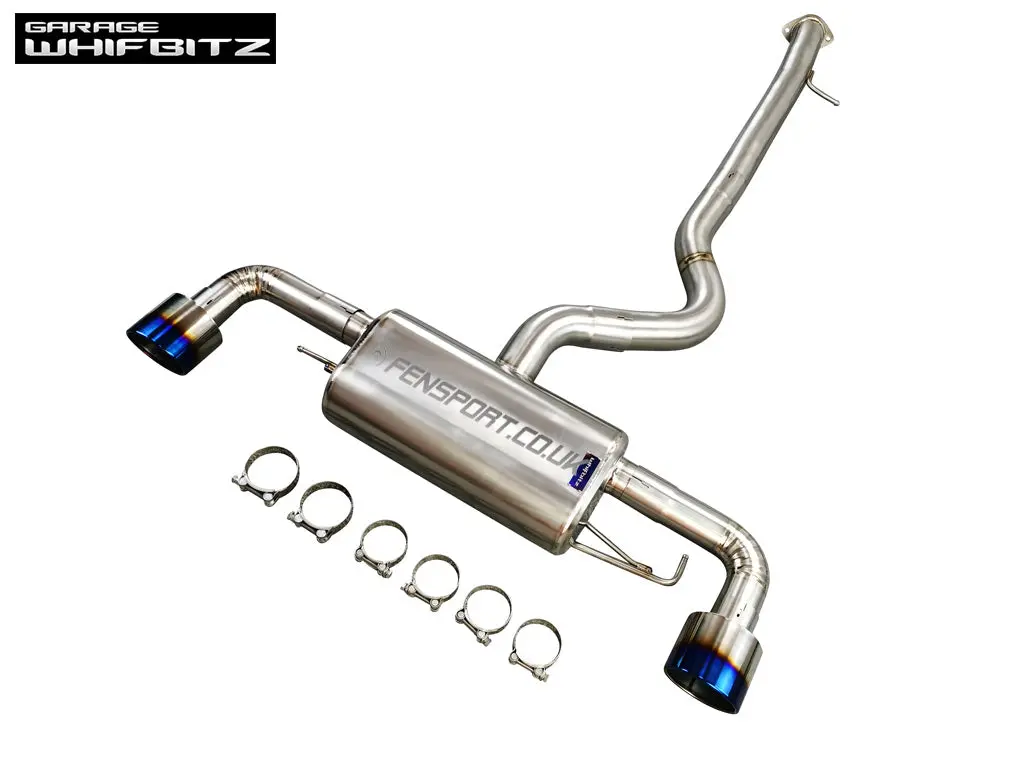 Garage Whifbitz Exhaust System - 3" Titanium - Gpf Back - Gr Yaris 1