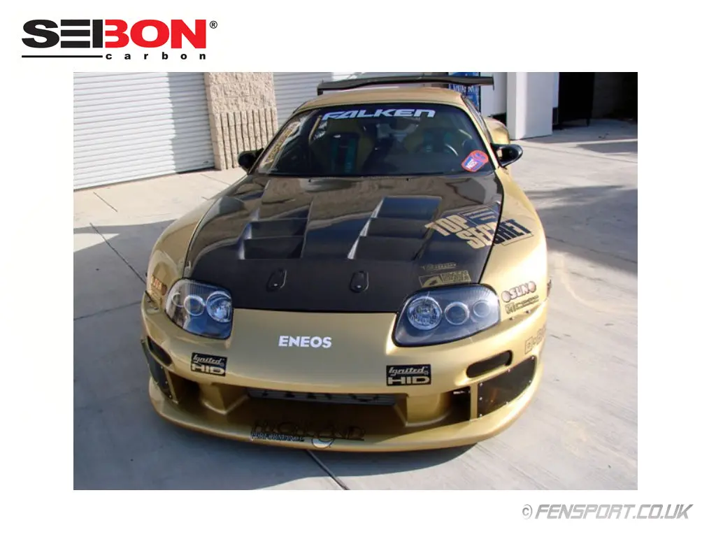 Seibon Carbon Fibre Bonnet - Ts Style - Supra Jza80 1