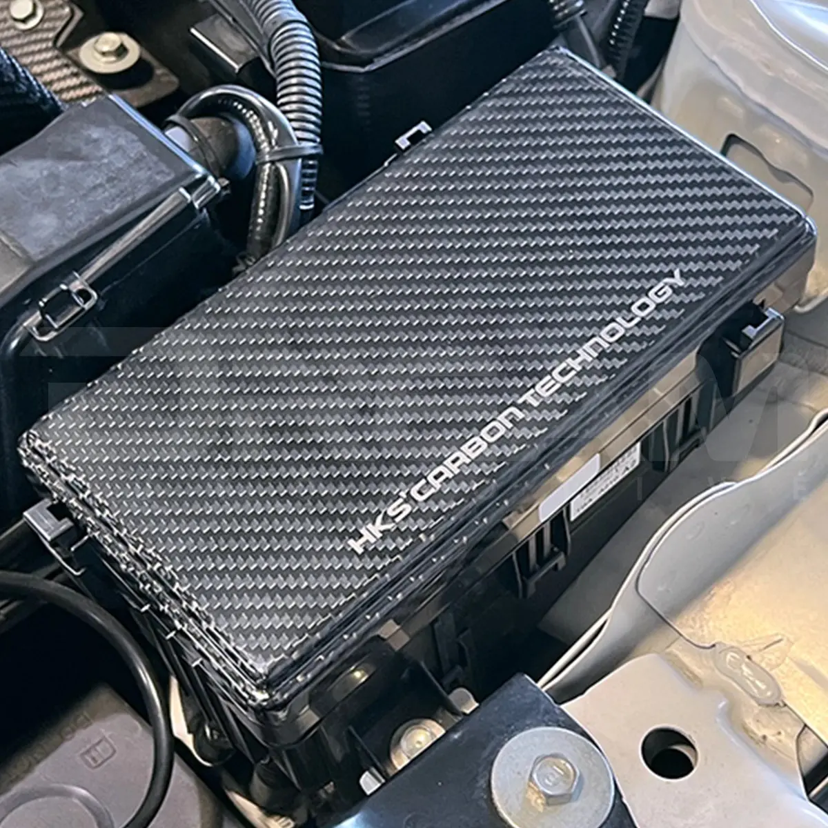 Hks | Carbon Fuse Box Cover | Honda Civic Type R | Fk8 2.0T K20c1 | 2017-2022 1