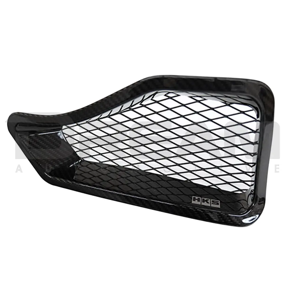 Hks | Carbon Air Duct Replacement For Hks Oil Cooler | Honda Civic Type R | Fl5 2.0T K20c1 | 2023+ 1