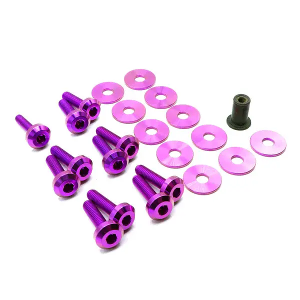 Dress Up Bolts |  Plastic Clip Delete Titanium Hardware Kit | Honda Civic Type R | Fl5 2.0 K20c1 | 2023+ 1