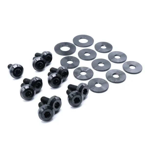 Dress Up Bolts  | Titanium Hood Hardware Kit | Honda Civic Type R | Fl5 2.0 K20c1 | 2023+ 1