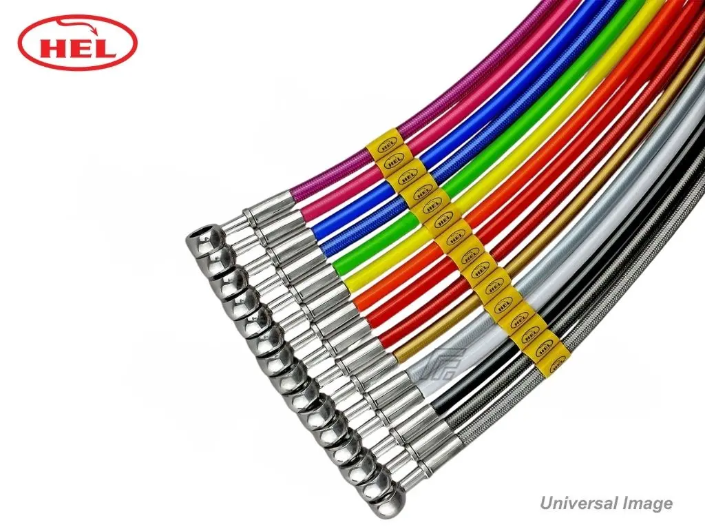 Hel Brake Hose Kit - Stainless Steel Braided - Yaris 1.3 2