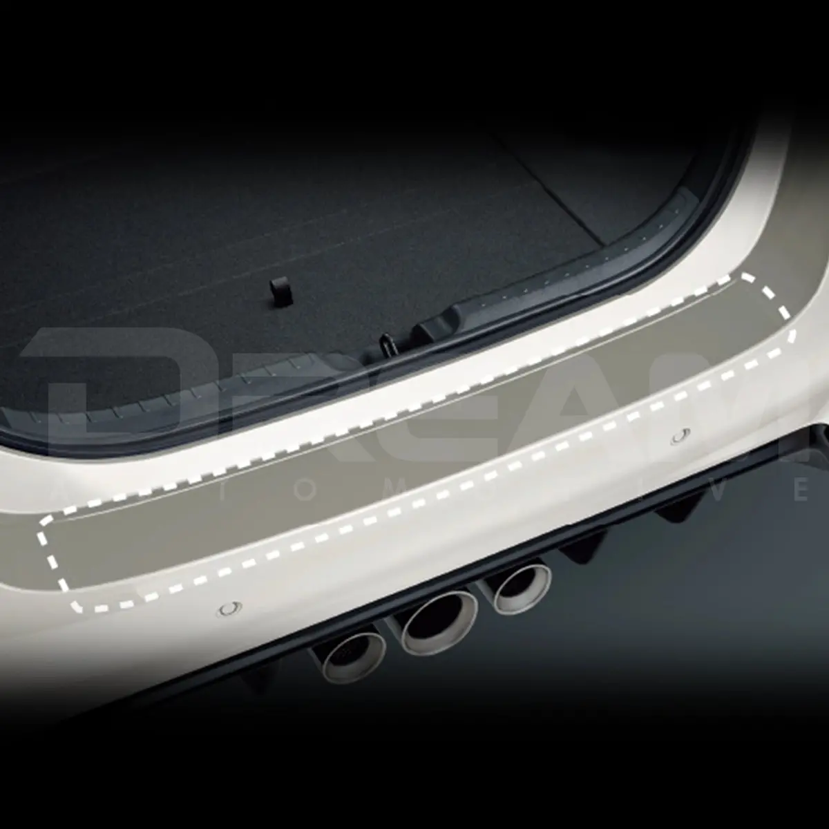 Genuine Honda Access Rear Bumper Protective Film | Honda Civic Type R | Fl5 K20c1 2.0T | 2023+ 1