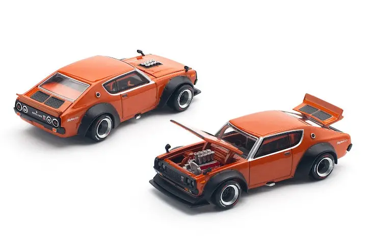 (Preorder)Skyline Gt-R V8 Drift (Kenmeri) Orange
Opening Front & Rear | Detailed Engine 1