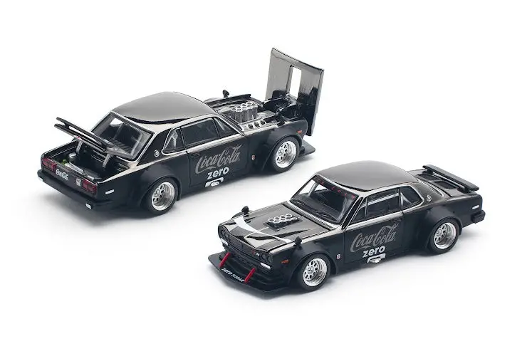Skyline Gt-R V8 Drift (Hakosuka) Coca Cola Zero Black Chrome 1