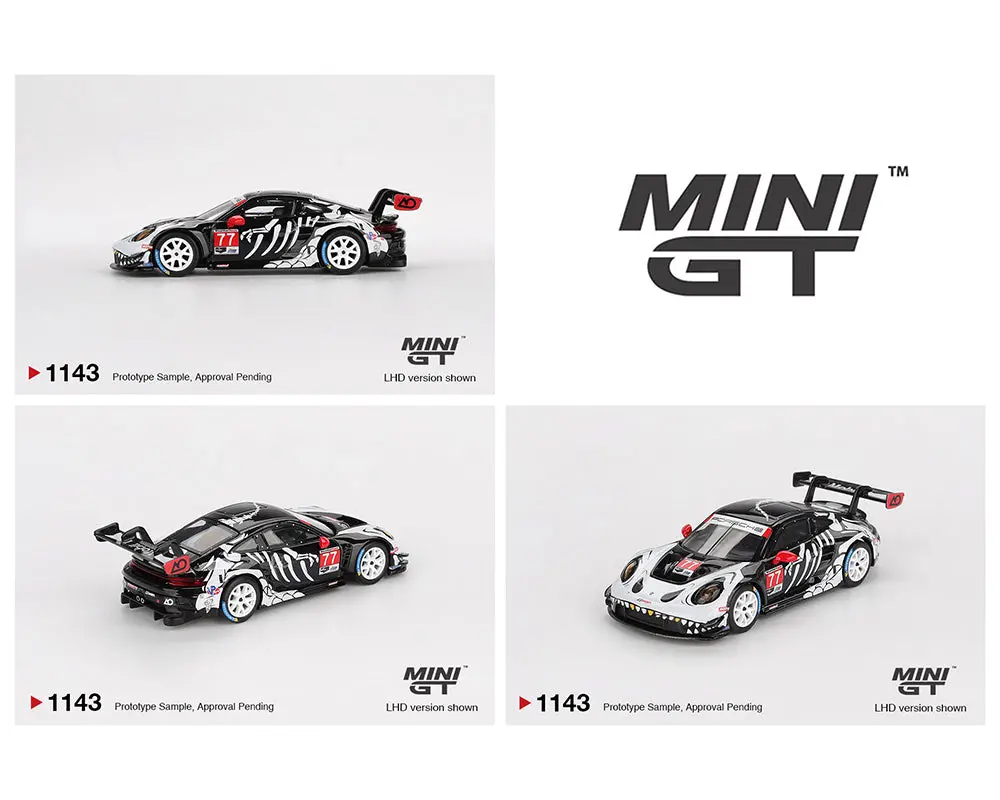 (Preorder) Mini Gt 1:64 Porsche 911 Gt3 R #77 Ao Racing 2025 Imsa Petit Le Mans Eta: May 2026 1