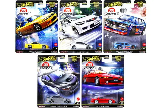(Preorder) Hot Wheels 1:64 Car Culture 2025 M Case – Ronin Run Ii 1