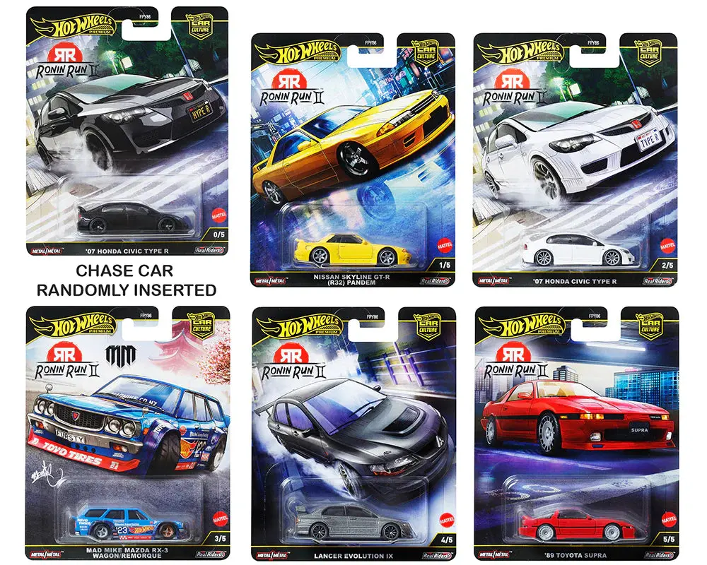 Hot Wheels 1:64 Car Culture 2025 M Case – Ronin Run Ii 10 Piece Sealed Case *Please Read Description* 1