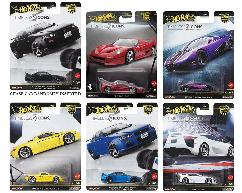 (Preorder) Hot Wheels 1:64 Car Culture 2025 N Case – Timless Icons 10 Piece Sealed Case *Please Read Description* 1