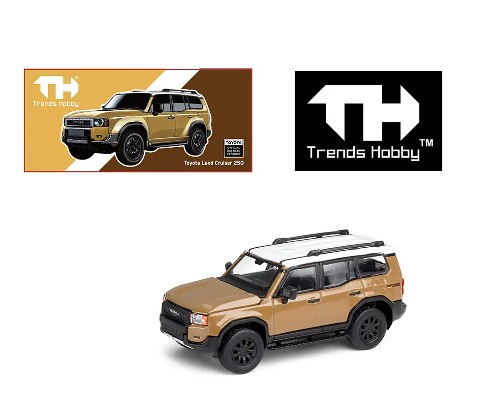 (Preorder) Trends Hobby 1:64 Toyota Land Cruiser 250 – Trail Dust Sand 1