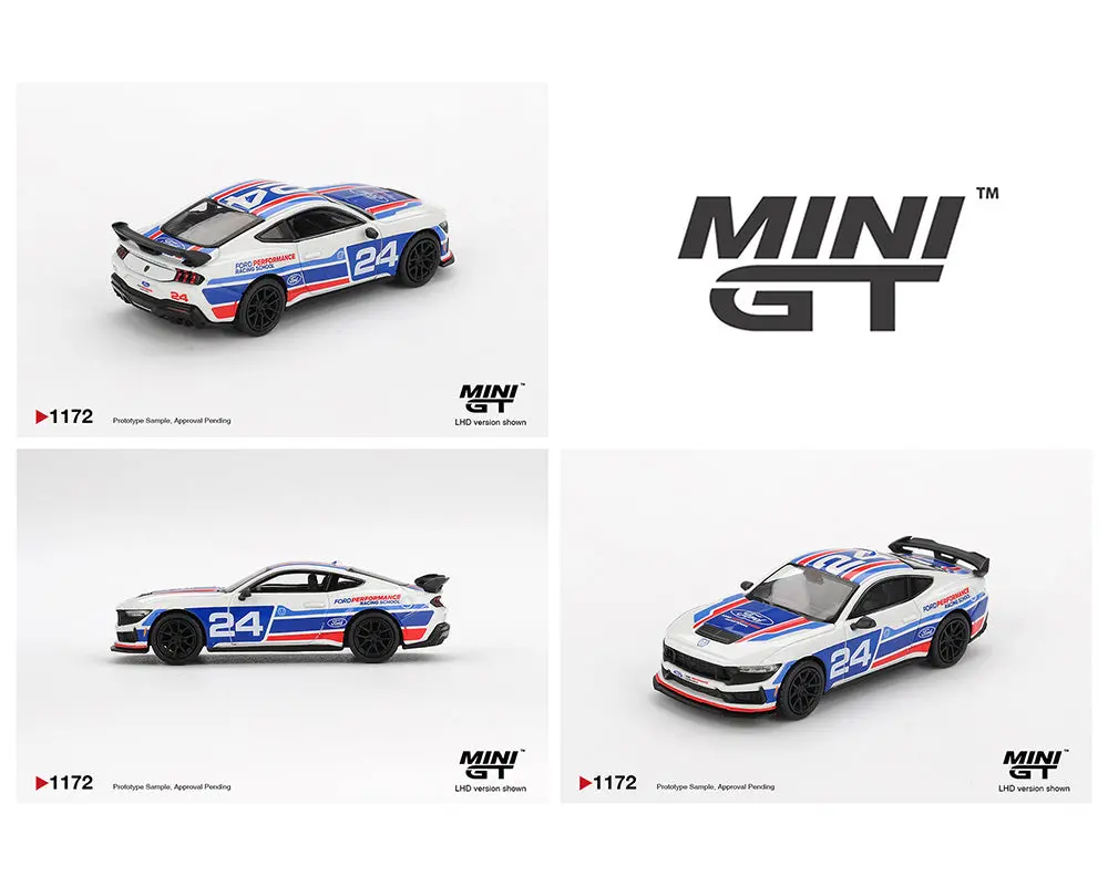 (Preorder) Mini Gt 1:64 Ford Mustang Dark Horse #24 Ford Performance Racing School 1