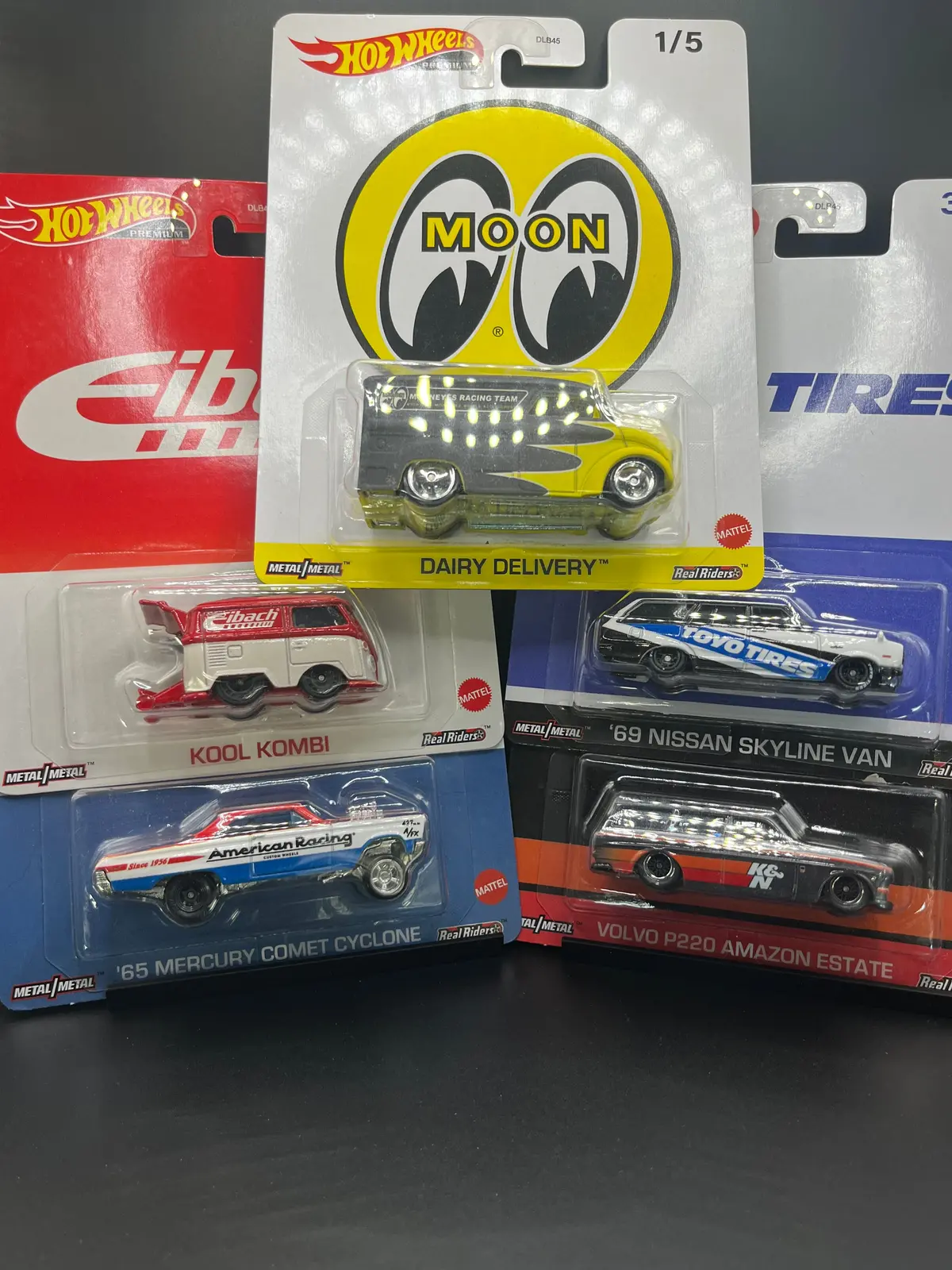 Pop Culture Release V 2023 Hot Wheels Premium 5 Car Set 1