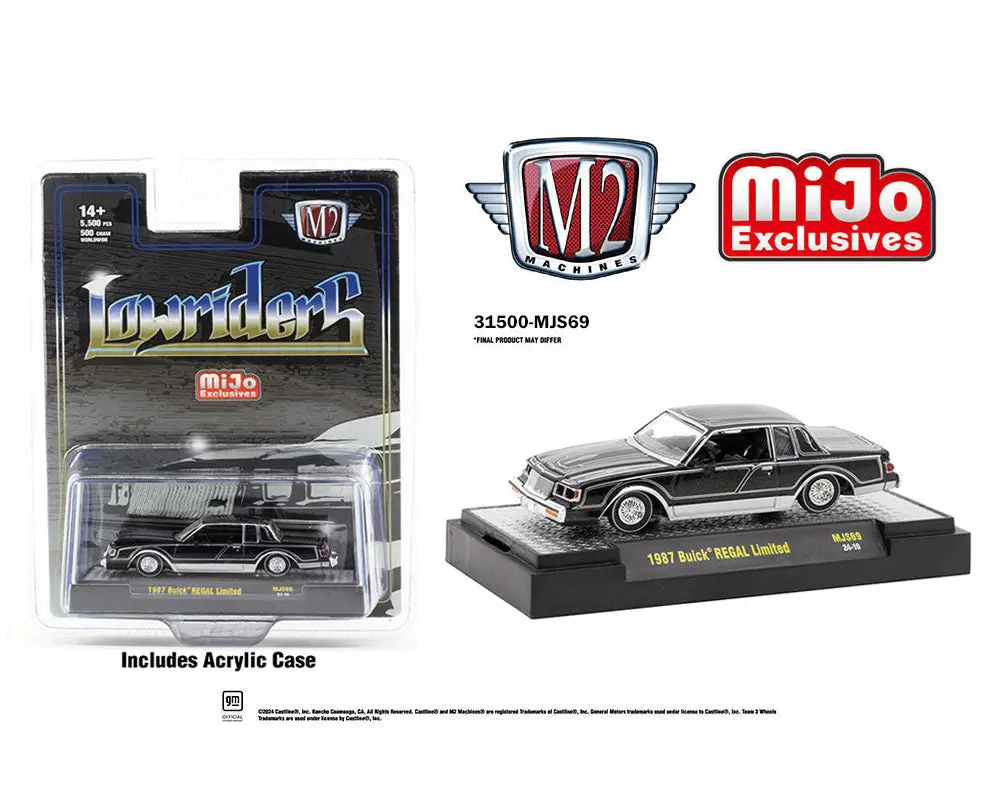 M2 Machines 1:64 1987 Buick Regal Limited Lowriders – Mijo Exclusives 1