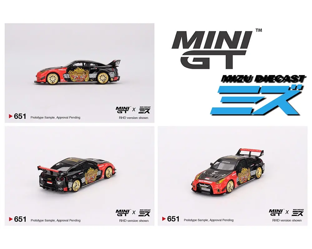 Mini Gt 1:64 Lb-Silhouette Works Gt Nissan 35Gt-Rr Ver.1 “Barong”  Mini Gt X Mizu Diecast 1
