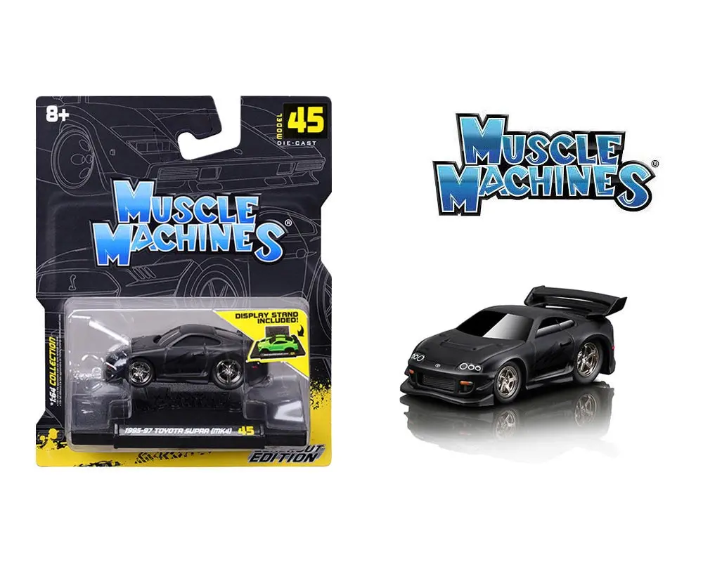Muscle Machines 1:64 1995-97 Toyota Supra Mk4 – Blackout Edition – Series 8 #45 1