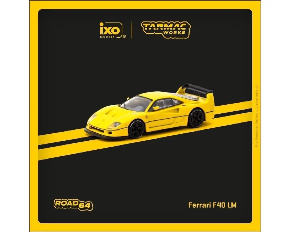 Tarmac Works 1:64 Ferrari F40 Lm – Yellow – Road64 1