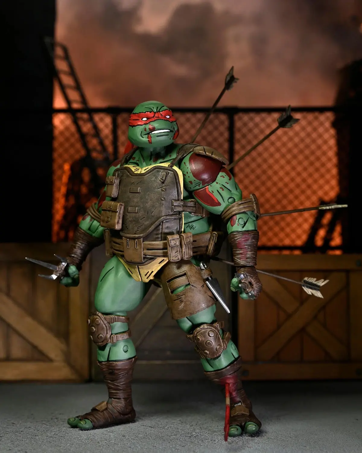 Tmnt (The Last Ronin) - 7" Scale Action Figure - Ultimate First To Fall Raphael 1