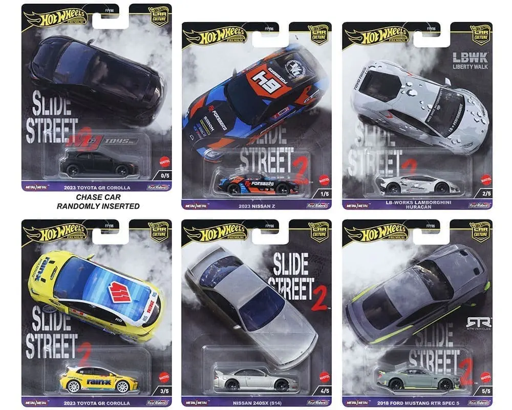 1 Set Of Hot Wheels 1:64 Car Culture 2024 H Slide Street 1