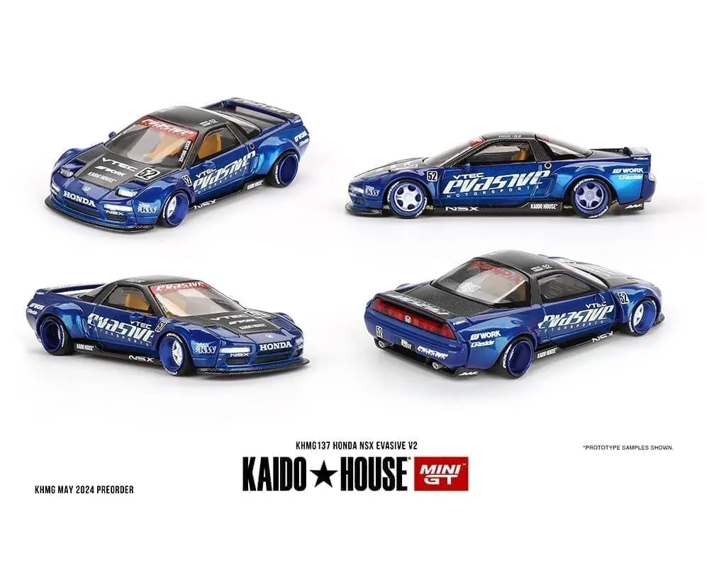 Kaido House X Mini Gt 1:64 Honda Nsx Evasive V2 – Blue 1