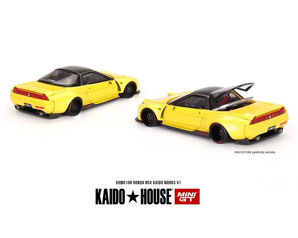 Kaido House X Mini Gt 1:64 Honda Nsx Kaido Works V1 – Yellow 1