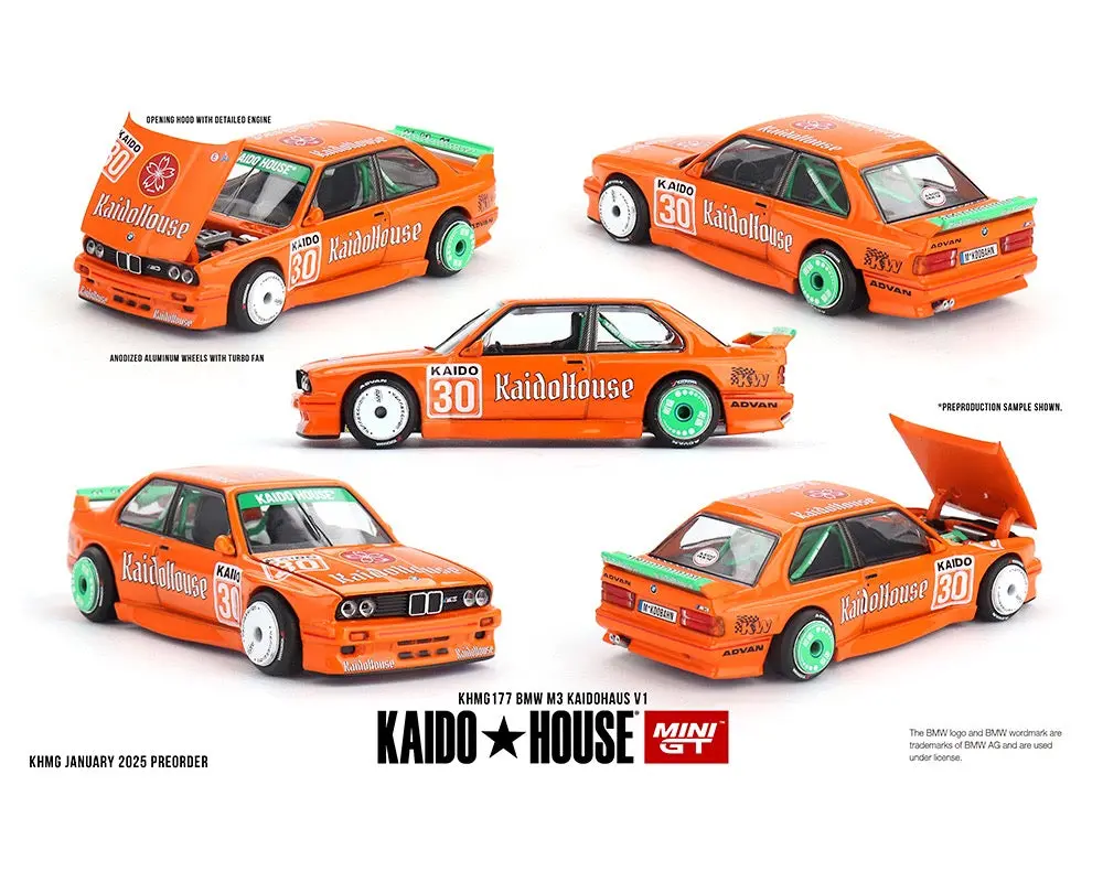 Kaido House X Mini Gt 1:64 Bmw M3 Kaidohaus V1 – Orange 1
