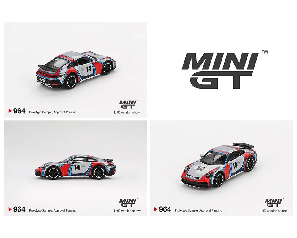 Mini Gt 1:64 Porsche 911 Dakar “Rally 1974” – Ice Grey Metallic 1