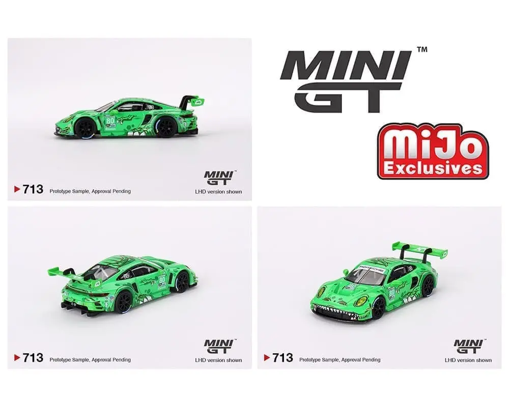 Mini Gt 1:64 Porsche 911 Gt3 R #80 Gtd Ao Racing 2023 Imsa Sebring 12 Hrs – Mijo Exclusives 1
