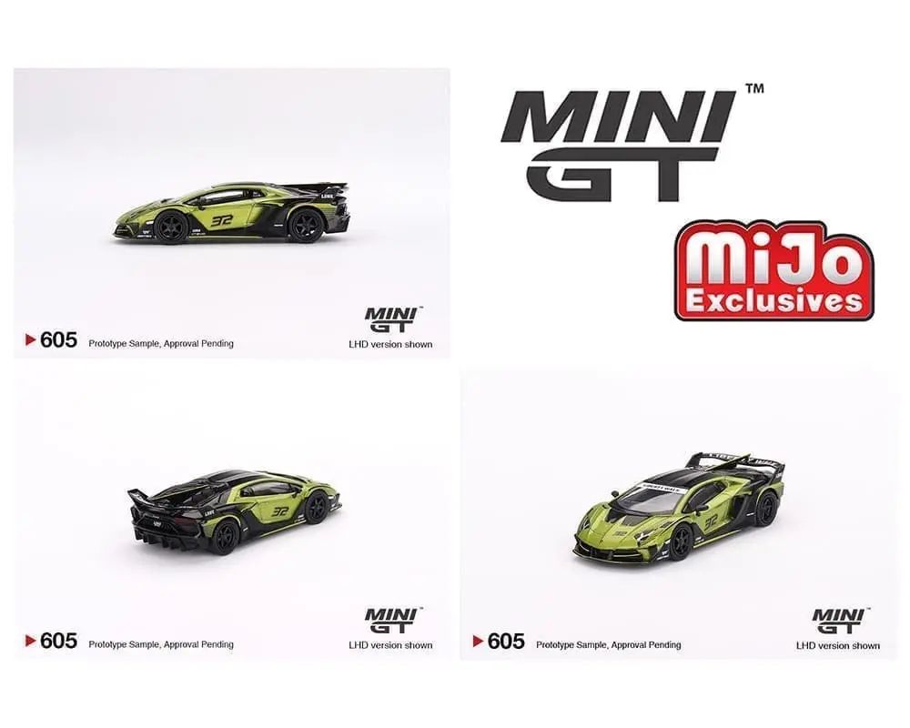 Mini Gt 1:64 Lamborghini Lb-Silhouette Works Aventador Gt Evo – Lime 1