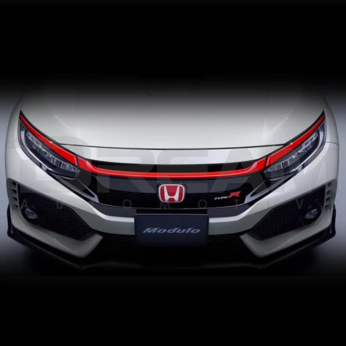 Genuine Honda Jdm Red Front Grill Garnish | Honda Civic Type R | Fk8 2.0T K20c1 | 2017+ 1