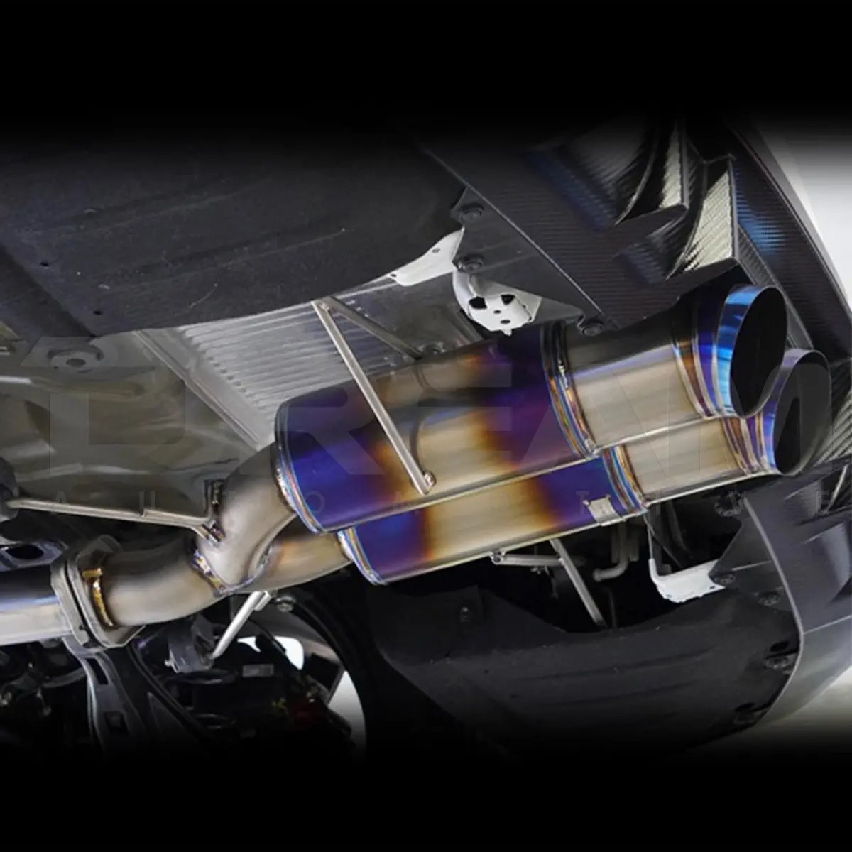 J's Racing Fx-Pro Full Titanium Dual Muffler 70Rr Exhaust System | Honda Civic Type R | Fk8 2.0T K20c1 | 2017+ 1