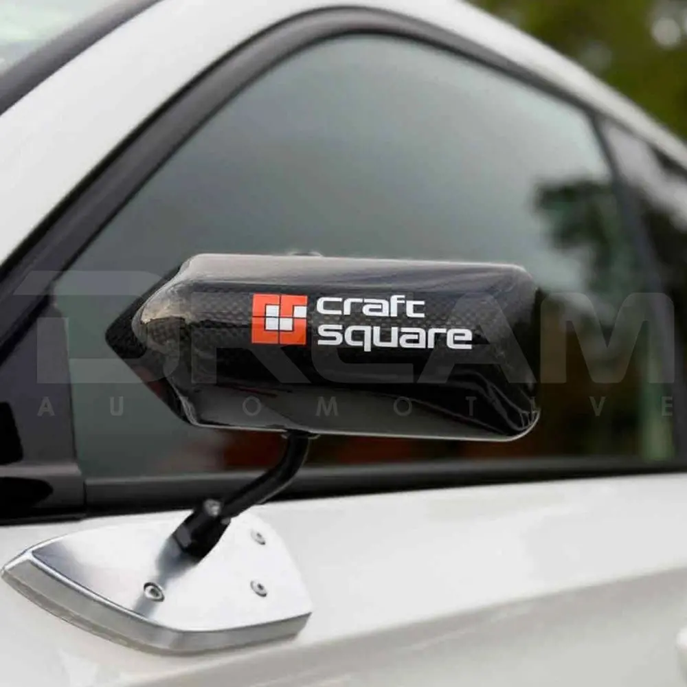 J's Racing | Touring Competition Craft Square Mirrors | Honda Civic Type R | Fl5 2.0T K20c1 | 2023+ 1
