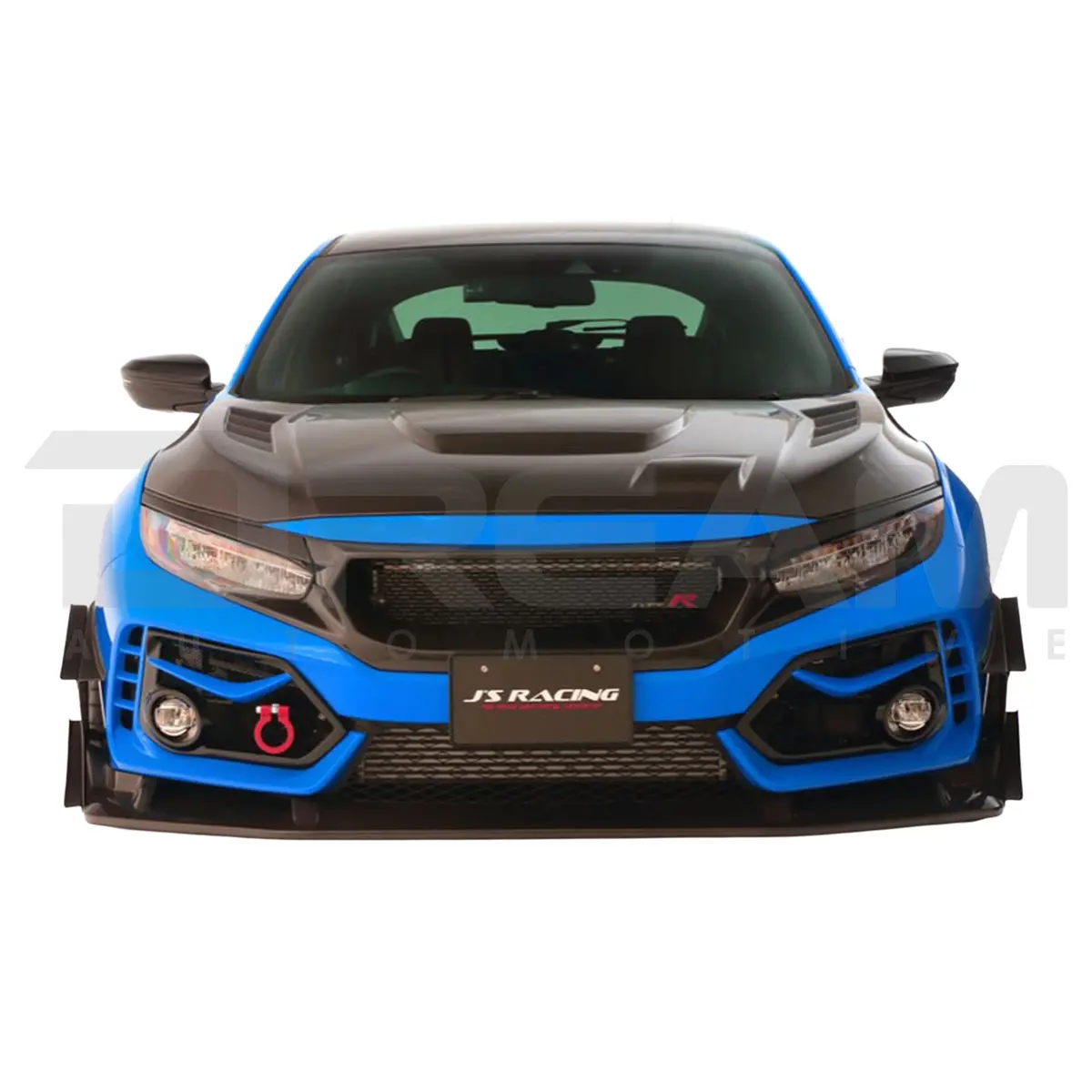 J's Racing Front Carbon Sports Grille | Honda Civic Type R | Fk8 2.0T K20c1 | 2017+ 1