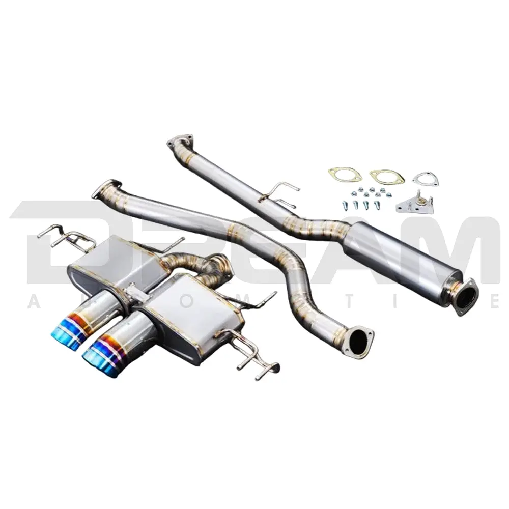 J's Racing | Zx Full Titanium Axle Back Exhaust System | Honda Civic Type R | Fl5 2.0T K20c1 | 2023+ 1