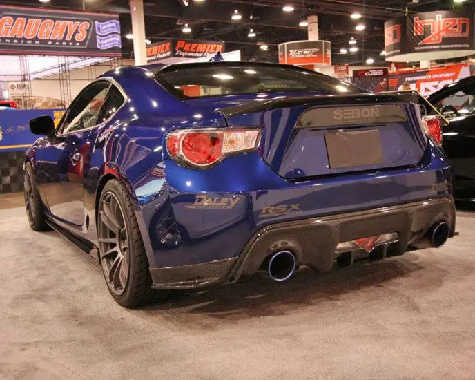 Seibon Carbon Fibre Rear Bumper Corners - Kc Style Rear Lip - Gt86 & Brz 1