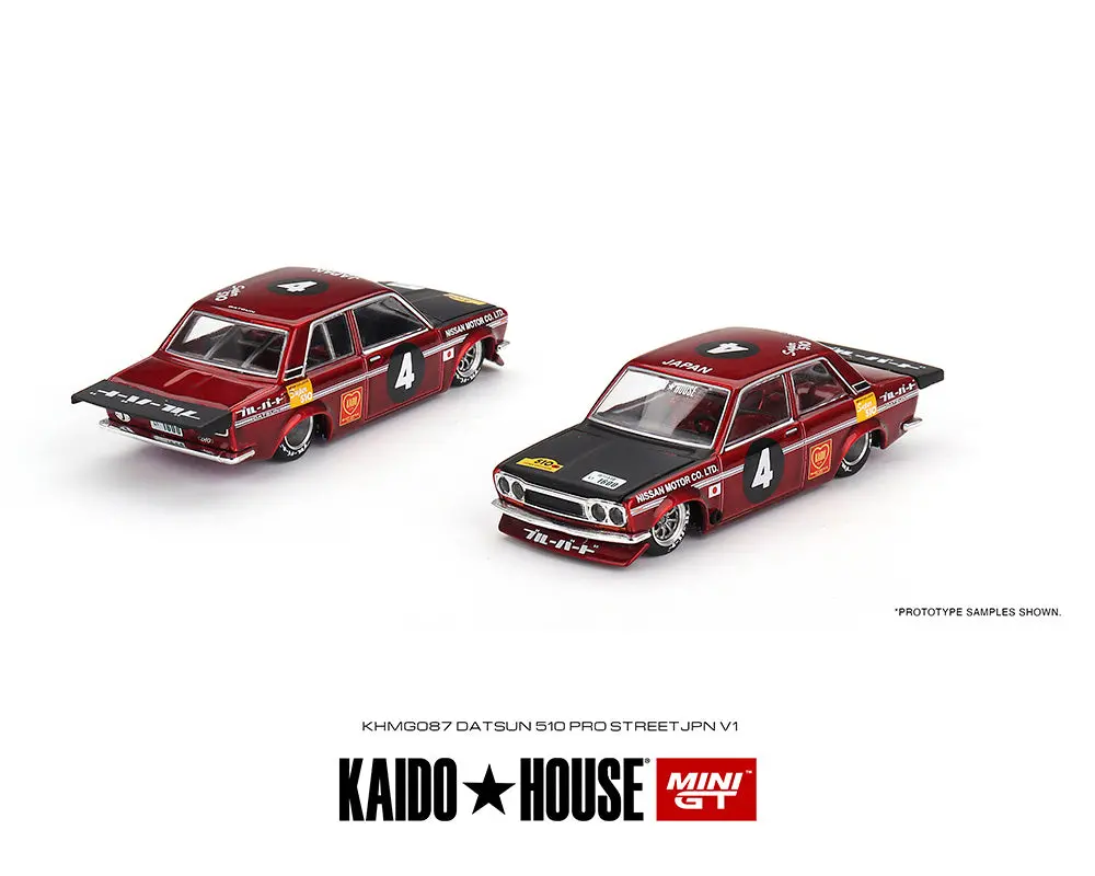 Kaido House X Mini Gt 1:64 Datsun 510 Pro Street Jpn V1 1