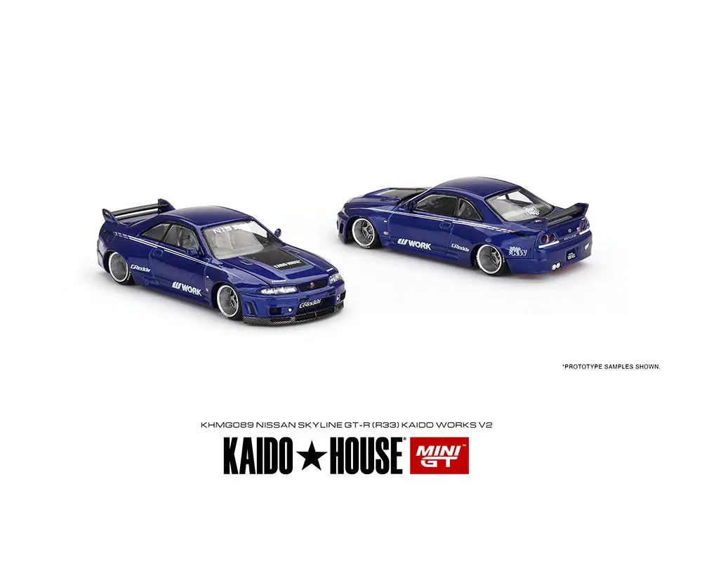 Kaido House X Mini Gt 1:64 Nissan Skyline Gt-R (R33) Kaido Works V2 1