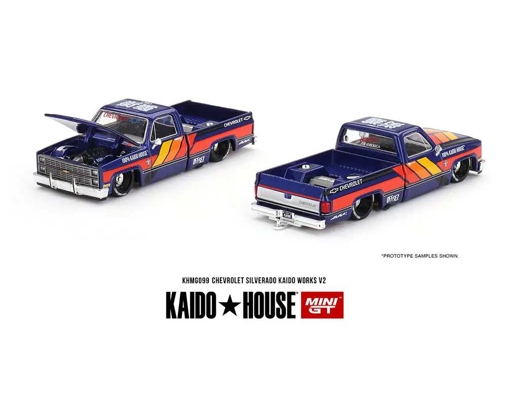 Kaido House X Mini Gt 1:64 Chevrolet Silverado Kaido Works V2 1