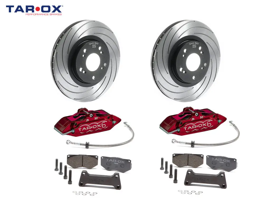 Brake Kit - Front - Tarox - F2000 326Mm Discs - Red Caliper - Gr86, Gt86 & Brz 1