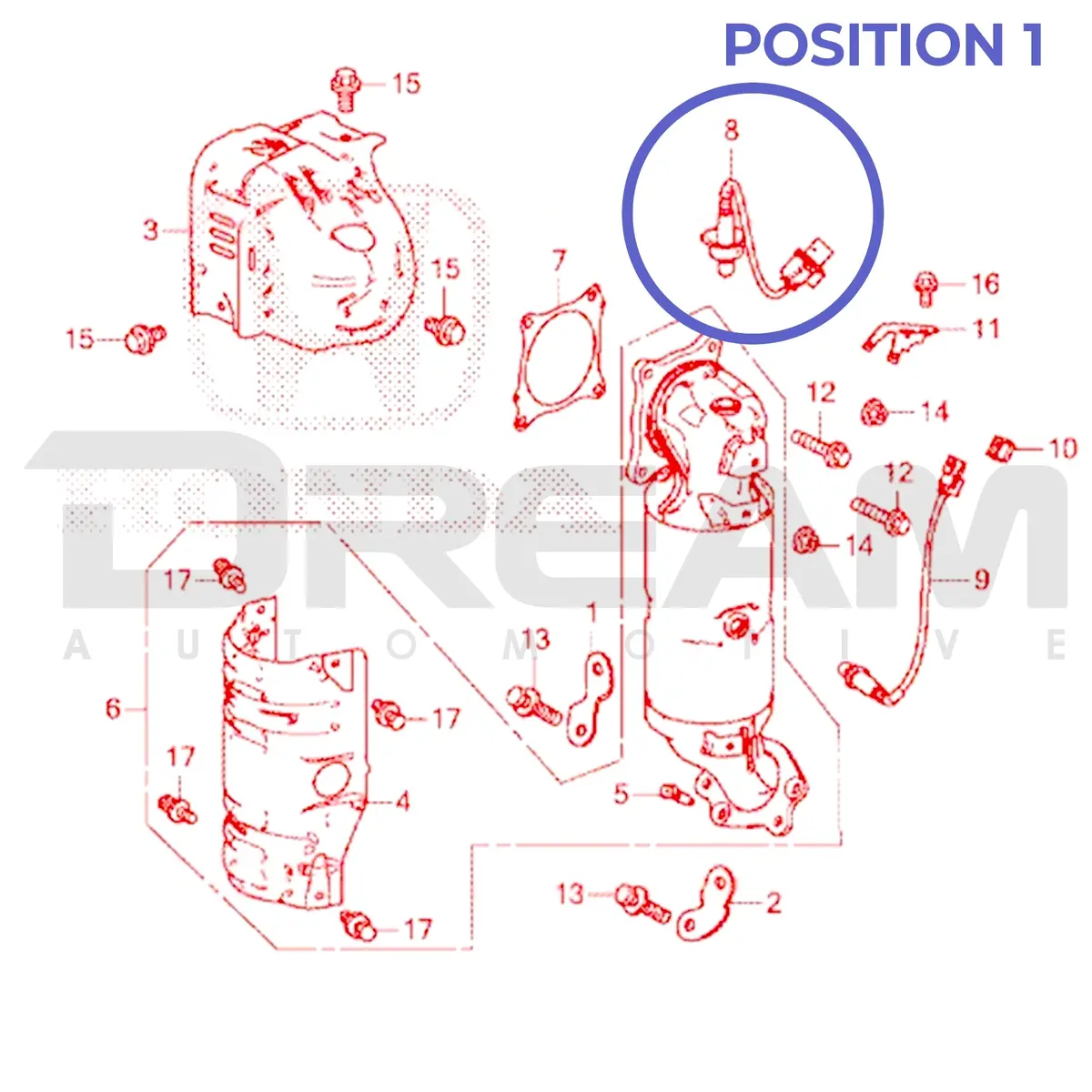 Bosch | Lambda O2 Sensor | Honda Civic Type R | 2.0T K20c1 | 2015+ 1
